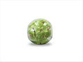 10" Crosswinds vase with green orchids