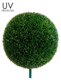 20" UV Protected Tea Leaf Ball with 10" Metal Pole Green