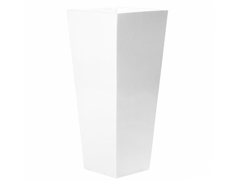 Beau M fibre de verre blanc brillant