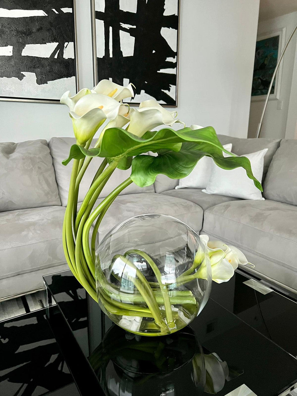 Vase Crosswinds aux callas