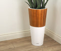 Lux Natura – Wood veneer with white fiberglass