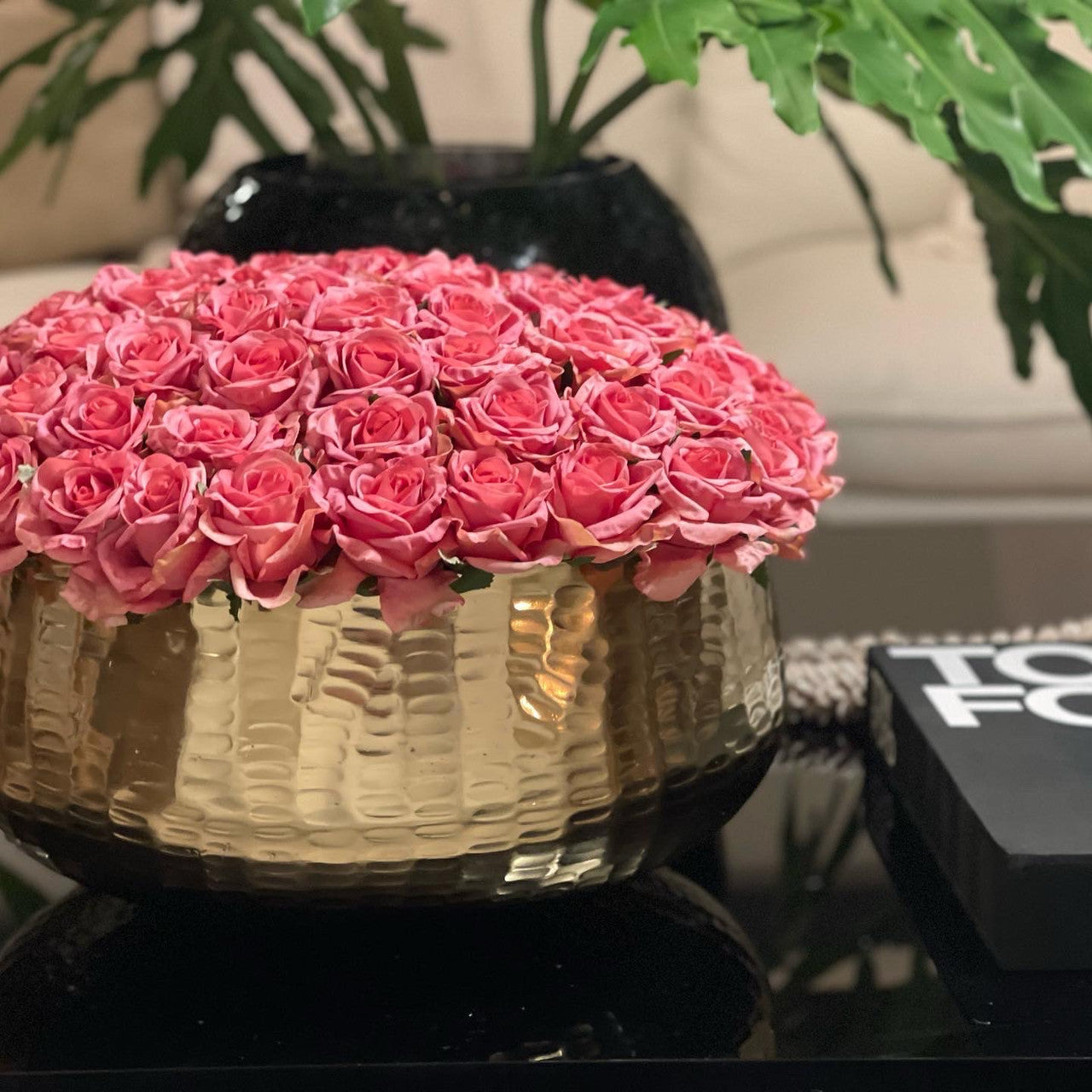 Petite coupe Roberi aux roses