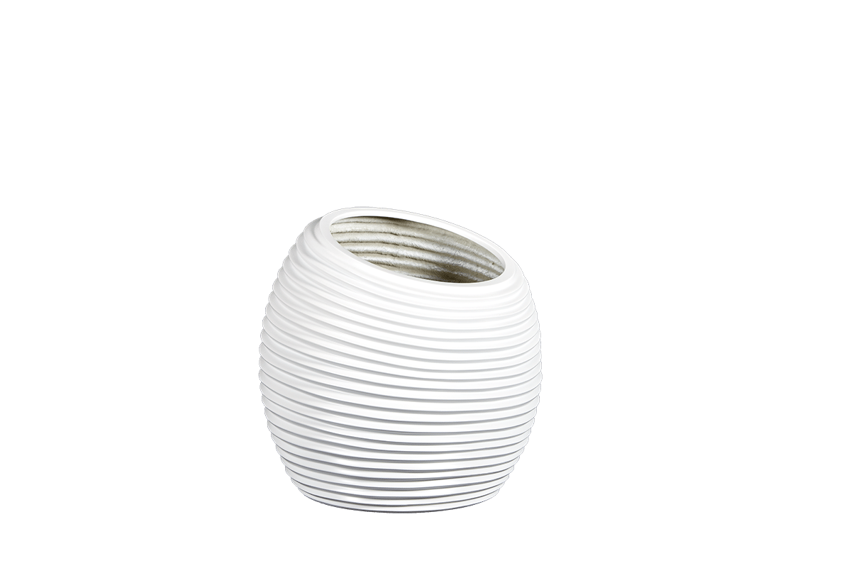 Cache-pot globe Spiral moderne